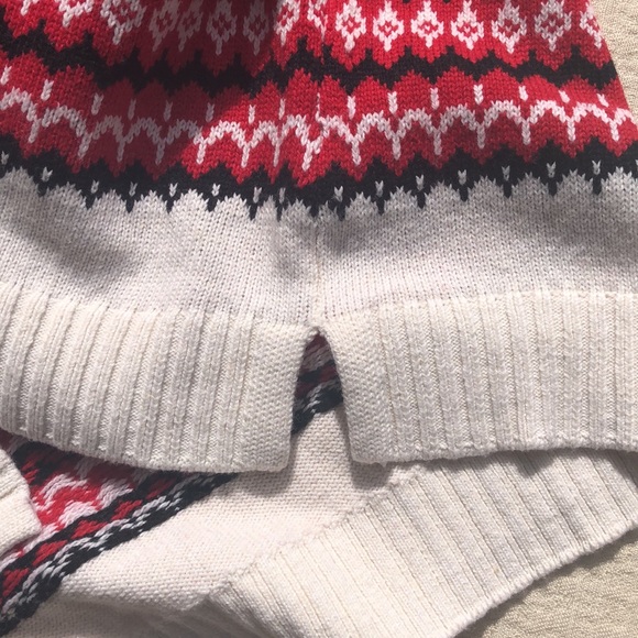 TALBOTS Chalet Fair Isle Thermolite + wool + cotton blend sweater size L - Picture 8 of 14